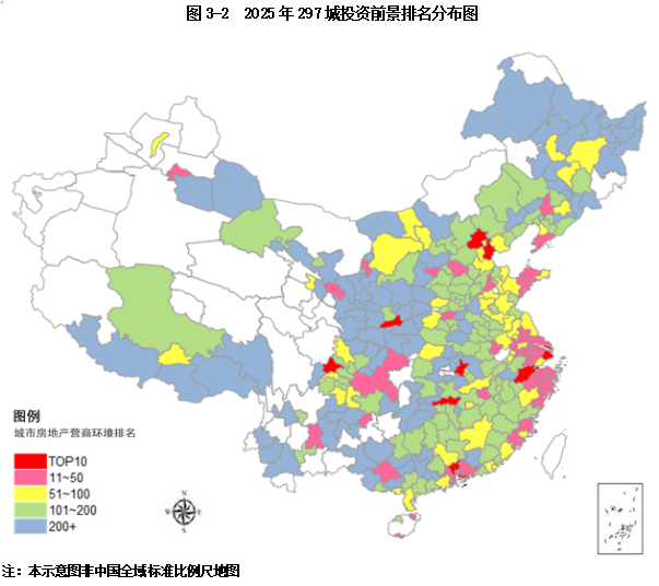 克而瑞发布2025中国房地产投资前景排行榜：上海	、北京稳居前二 一线城市率先释放更多筑底信号 - 图片3
